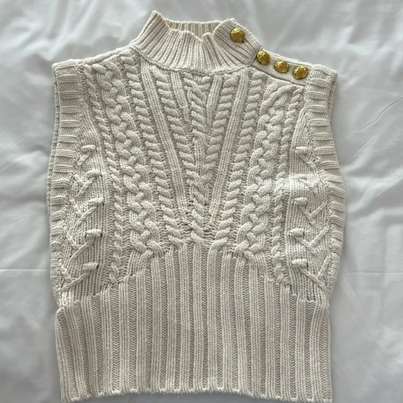 Veronica beard hot on knit vest - Picture 3 of 3